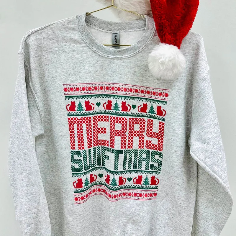 Don’t Wait – Deals Won’t Last!'Merry Swiftmas' Crewneck Sweatshirt