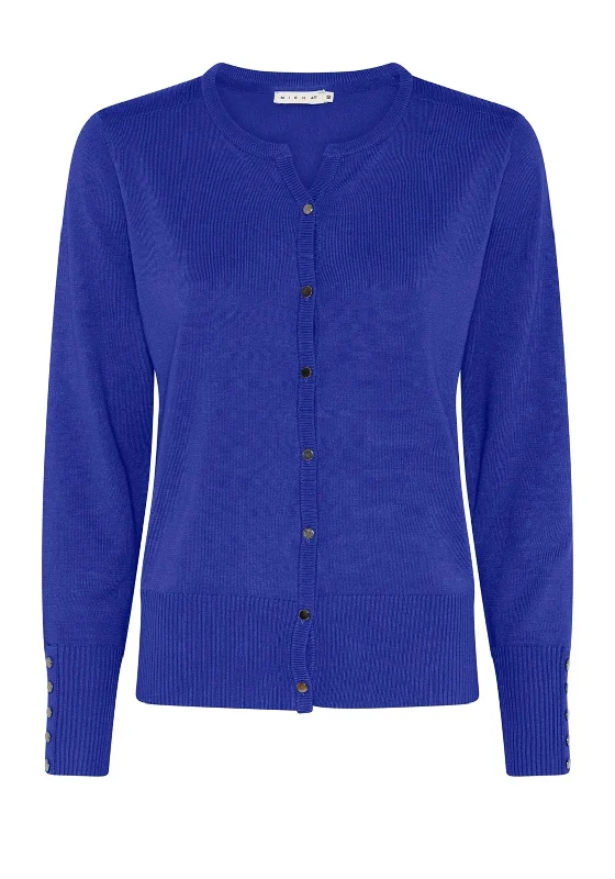 Don’t Wait – Shop Today!Micha Round Neck Fine Cardigan, Royal Blue