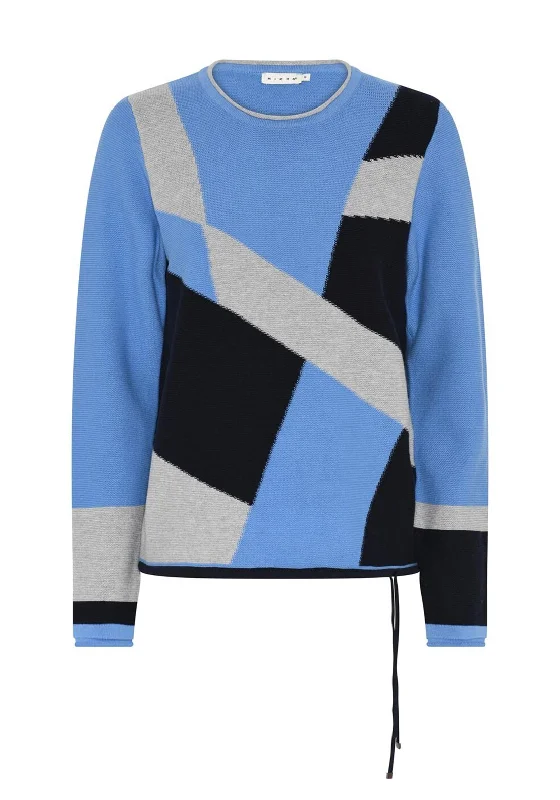 One Day Only – Huge Savings!Micha Colour Block Jumper, Blue Multi