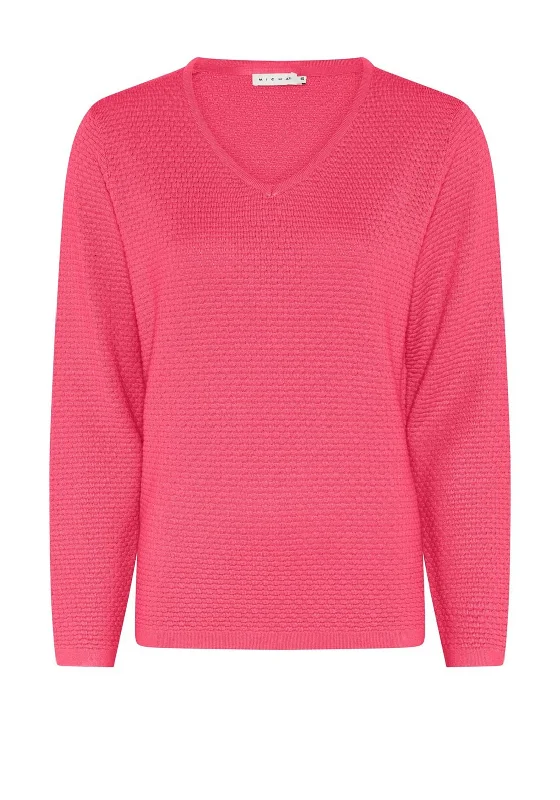 Score Huge Discounts Today!Micha Waffle Knit Jumper, Pink