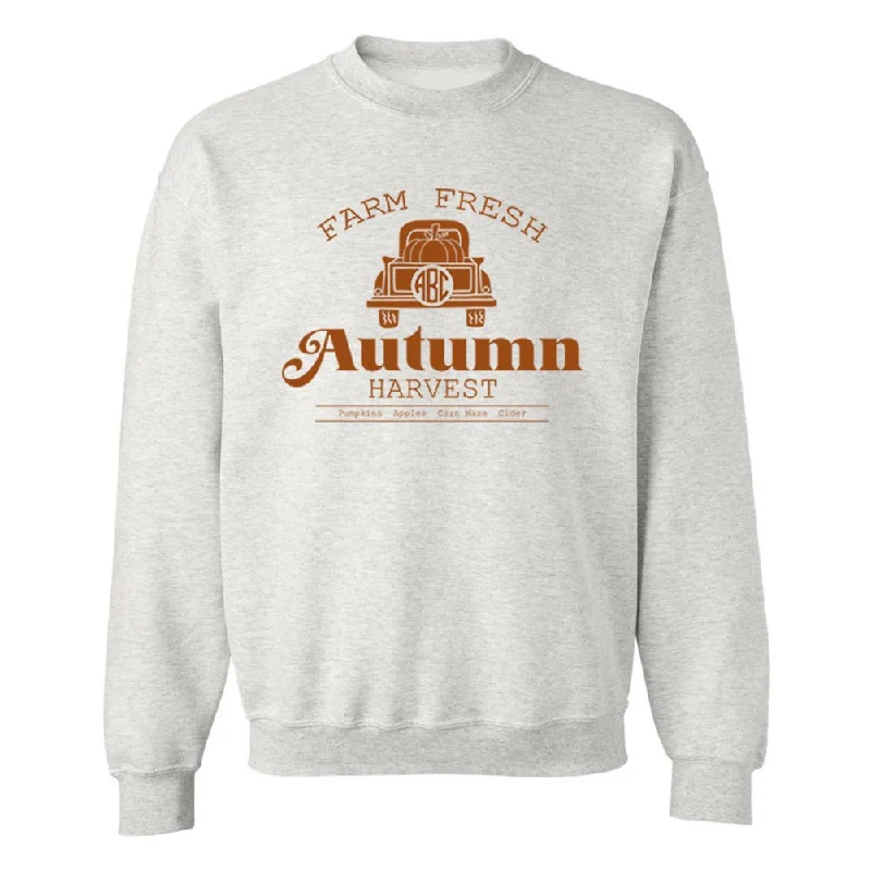 Mega Sale Happening Now!Monogrammed 'Autumn Harvest' Crewneck Sweatshirt