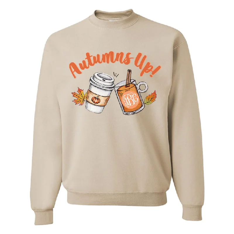 Buy One, Get One Free!Monogrammed 'Autumns Up' Crewneck Sweatshirt
