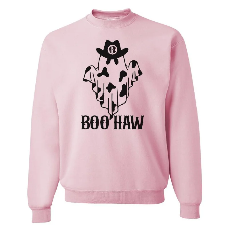 Amazing Prices You Can’t Resist!Monogrammed 'Boo-Haw' Crewneck Sweatshirt