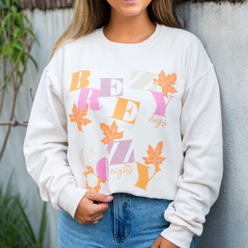 Sale Alert – Get Ready to Shop!Monogrammed 'Breezy Days, Cozy Nights' Crewneck Sweatshirt Sale Alert – Get Ready to Shop!Monogrammed 'Breezy Days, Cozy Nights' Crewneck Sweatshirt
