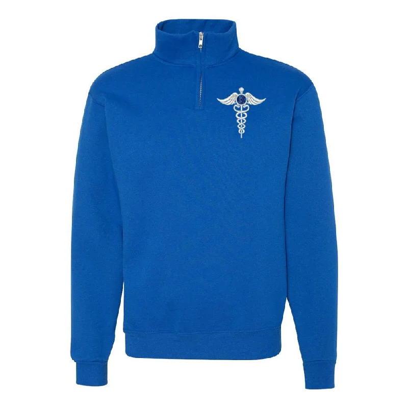 Save More When You Shop More!Monogrammed Caduceus Quarter Zip Sweatshirt