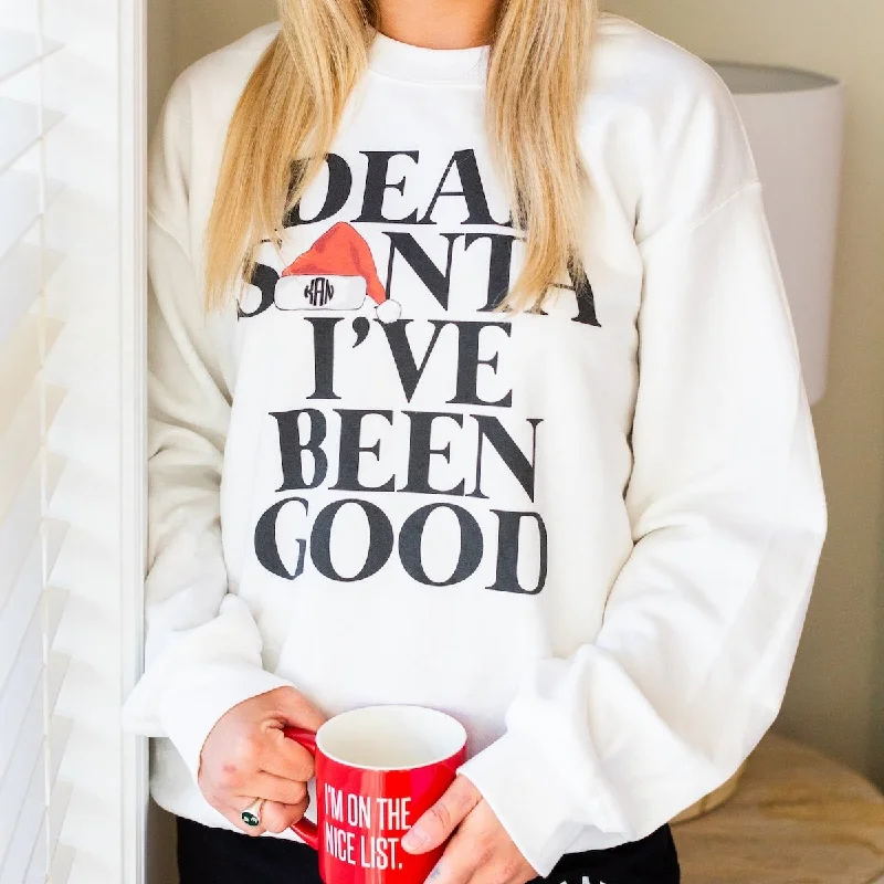 Limited Deals, Unlimited Savings!Monogrammed 'Dear Santa' Crewneck Sweatshirt