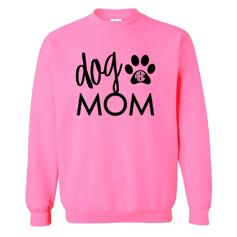 Shop Smart, Save Big!Monogrammed 'Dog Mom' Neon Crewneck Sweatshirt