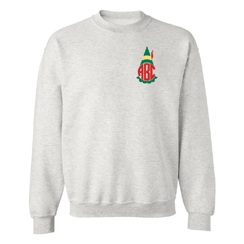 Limited Stock Available!Monogrammed Elf Crewneck Sweatshirt