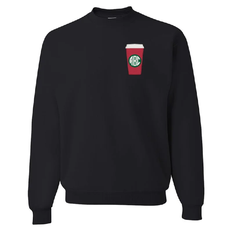 Get Ready to Save!Monogrammed Red Cup Crewneck Sweatshirt