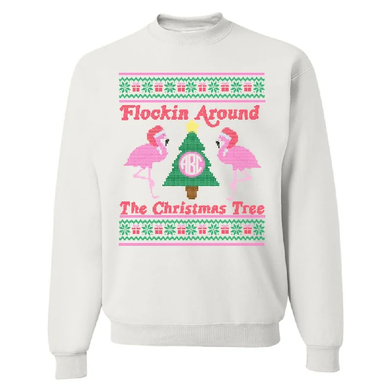 Price Drops You’ll Love!Monogrammed 'Flockin' Around The Christmas Tree' Crewneck Sweatshirt Price Drops You’ll Love!Monogrammed 'Flockin' Around The Christmas Tree' Crewneck Sweatshirt