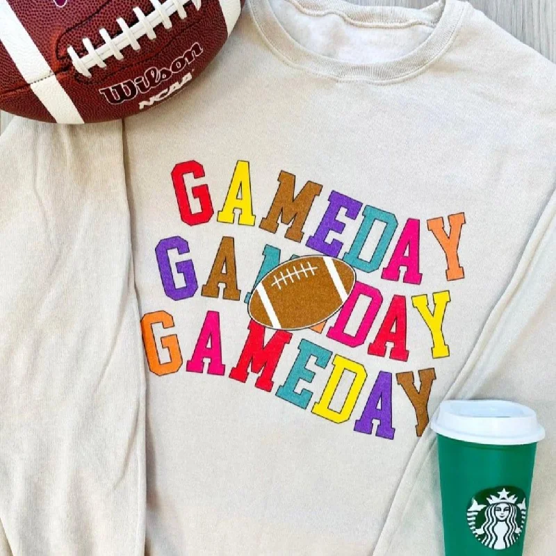 Save Up to 50% Off!Monogrammed 'Retro Game Day' Crewneck Sweatshirt