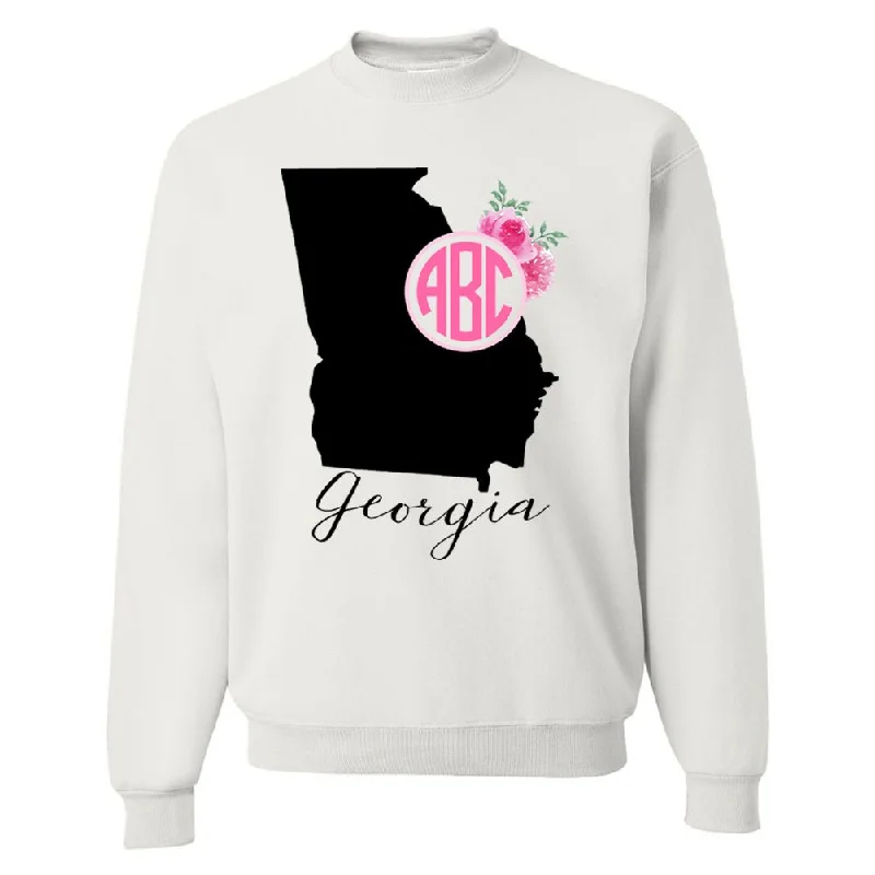Only a Few Left – Order Now!Monogrammed 'Georgia State Pride' Crewneck Sweatshirt