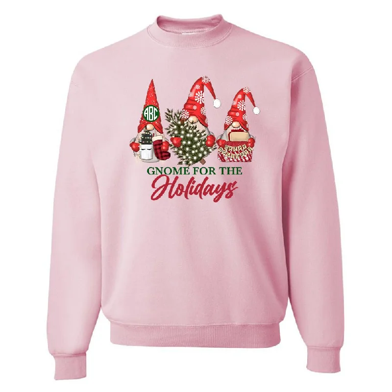 Save More When You Shop More!Monogrammed 'Gnome For The Holidays' Crewneck Sweatshirt Save More When You Shop More!Monogrammed 'Gnome For The Holidays' Crewneck Sweatshirt