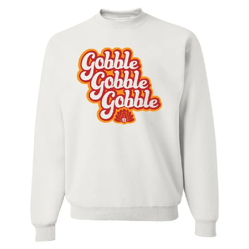 Get the Best for Less!Monogrammed 'Gobble' Crewneck Sweatshirt