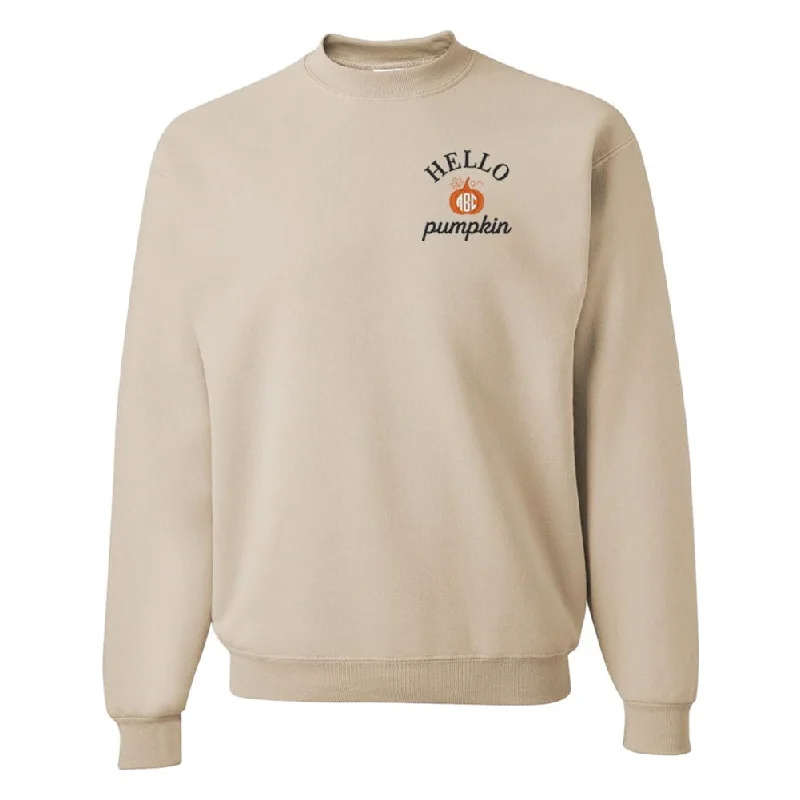 Savings You Can’t Ignore!Monogrammed Hello Pumpkin Crewneck Sweatshirt