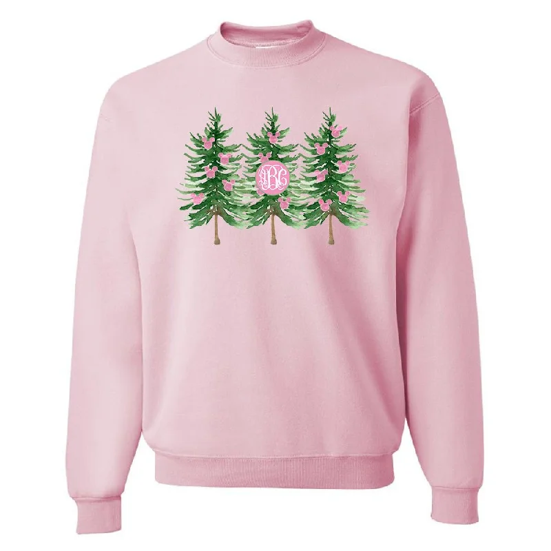 More Discounts, More Joy!Monogrammed 'Mickey Trees' Crewneck Sweatshirt