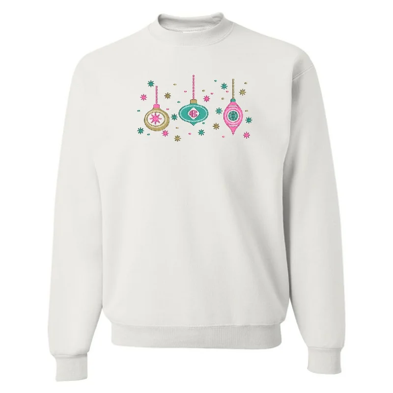 Special Offer – Act Fast!Monogrammed Ornaments Crewneck Sweatshirt