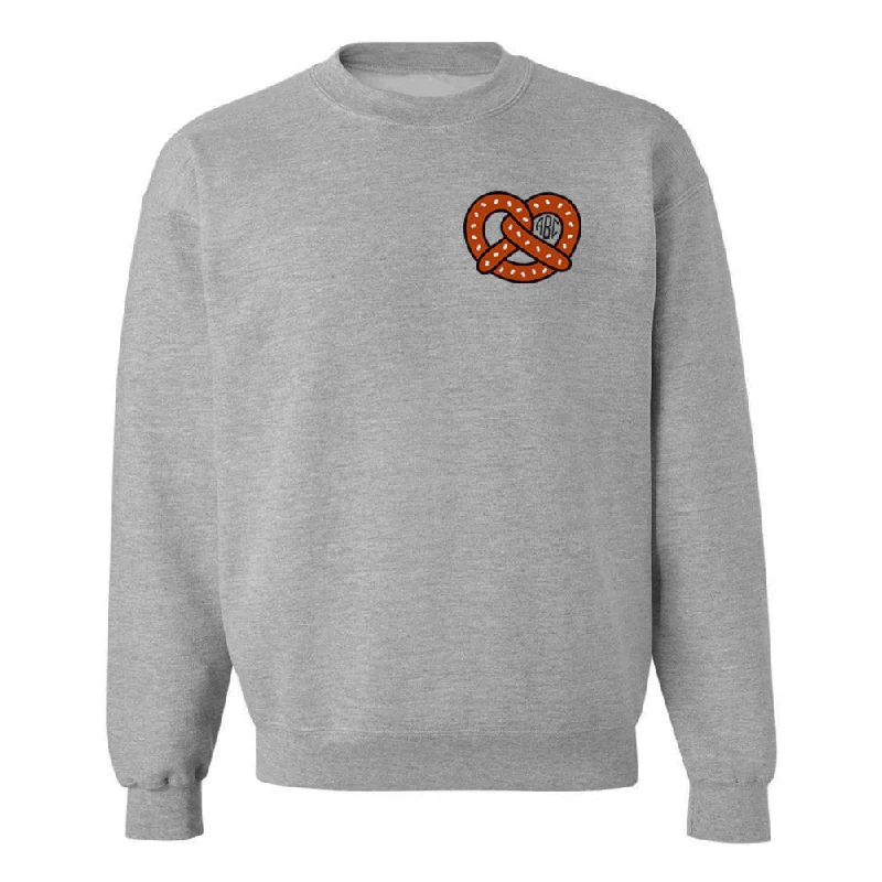 Today’s Deals, Tomorrow’s Regrets!Monogrammed Pretzel Crewneck Sweatshirt
