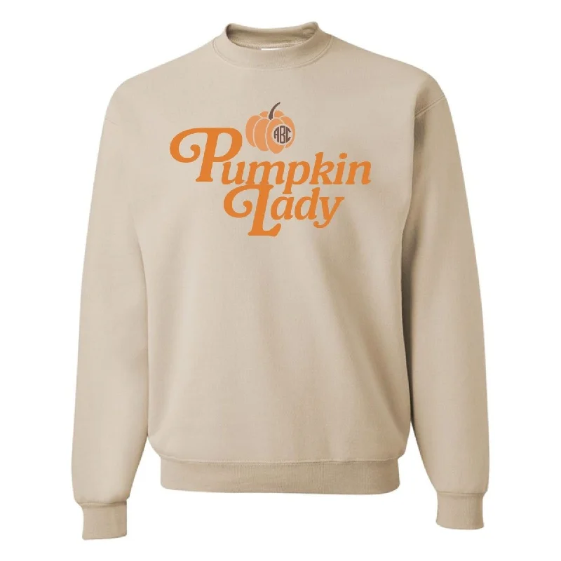 Find the Best Deals Here!Monogrammed 'Pumpkin Lady' Crewneck Sweatshirt