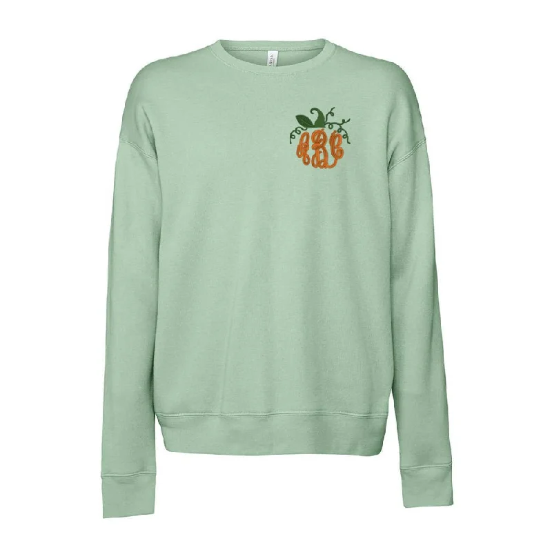 Biggest Sale of the Season!Monogrammed Pumpkin Premium Crewneck Sweatshirt