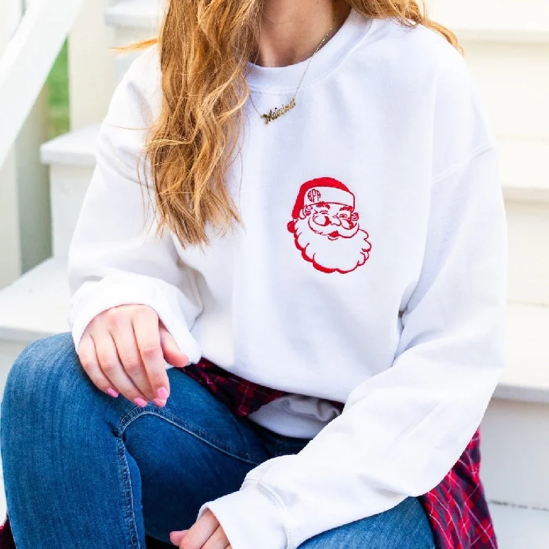 Best Price of the Season!Monogrammed 'Santa Claus' Crewneck Sweatshirt