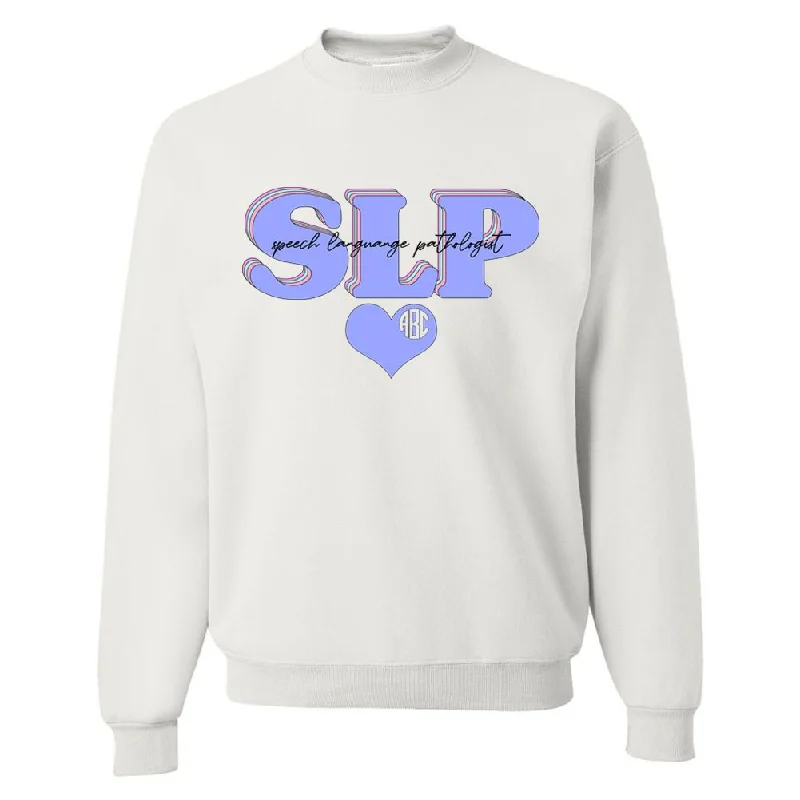 Your Favorite Items on Sale Now!Monogrammed 'Speech Language Pathologist' Crewneck Sweatshirt Your Favorite Items on Sale Now!Monogrammed 'Speech Language Pathologist' Crewneck Sweatshirt