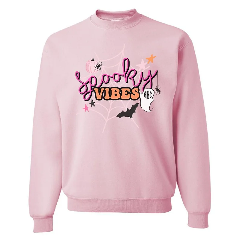 Exclusive Deals Just for You!Monogrammed 'Spooky Vibes' Crewneck Sweatshirt