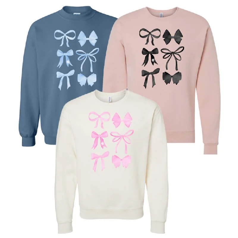 Limited Deals, Unlimited Savings!Monogrammed 'Watercolor Bows' Crewneck Sweatshirt Limited Deals, Unlimited Savings!Monogrammed 'Watercolor Bows' Crewneck Sweatshirt