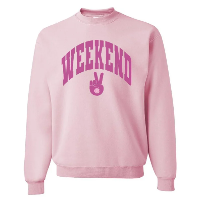 Get More, Spend Less – Shop Now!Monogrammed 'Weekend' Crewneck Sweatshirt