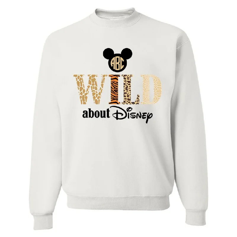 Incredible Savings Inside!Monogrammed 'Wild About Disney' Crewneck Sweatshirt
