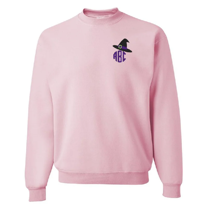 Get More for Less!Monogrammed Witch Hat Crewneck Sweatshirt