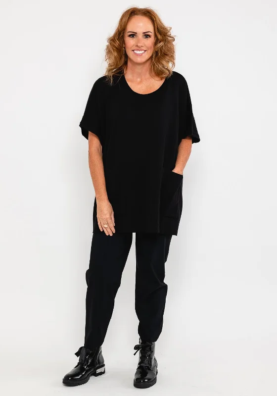 Get the Best for Less!Naya One Size Poncho Jumper, Black