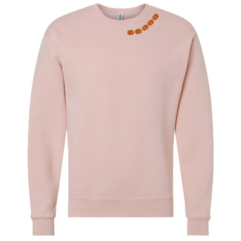 Limited Deals, Unlimited Savings!'Pumpkin Collar' Crewneck Sweatshirt
