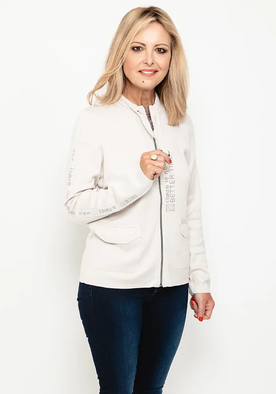 Today’s Deals, Tomorrow’s Regrets!Rabe Fine Knit Zipped Cardigan, Beige