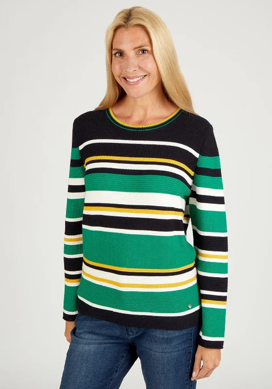Buy More, Pay Less!Rabe Multi Width Stripe Sweater, Multi