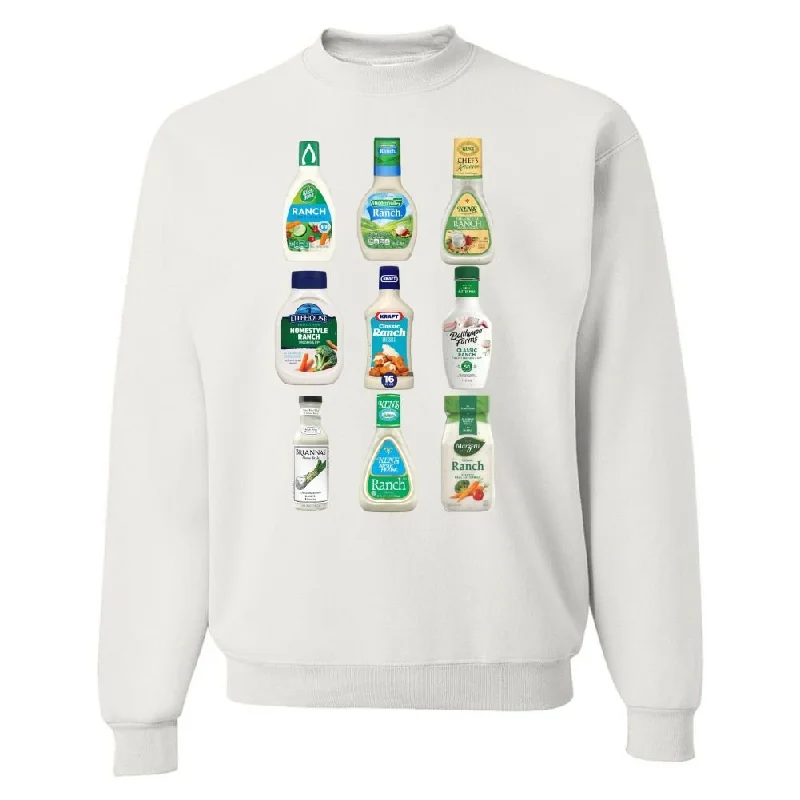 Save Money, Shop Happy!'Ranch Bottles' Crewneck Sweatshirt