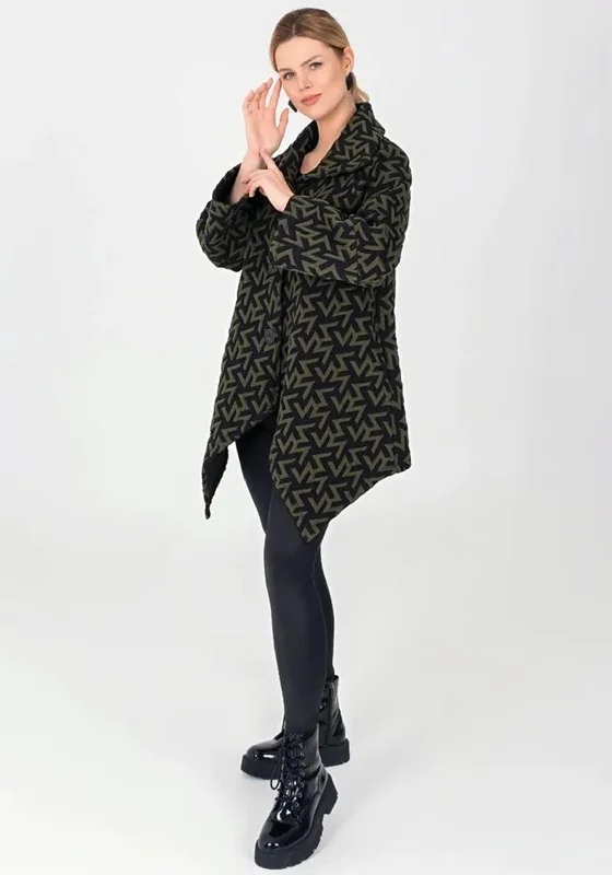 Your Dream Deal is Here!Ever Sassy Patterned Cardigan, Black Multi