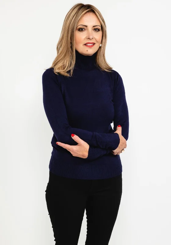 Your Favorite Items on Sale Now!Seventy1 Fine Knit Roll Neck Sweater, Marine
