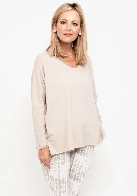 Your Shopping Wish, Our Discount Command!Seventy1 One Size Soft Knit Jumper, Taupe