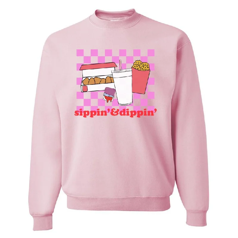 Special Discounts Inside!'Sippin' & Dippin' Crewneck Sweatshirt
