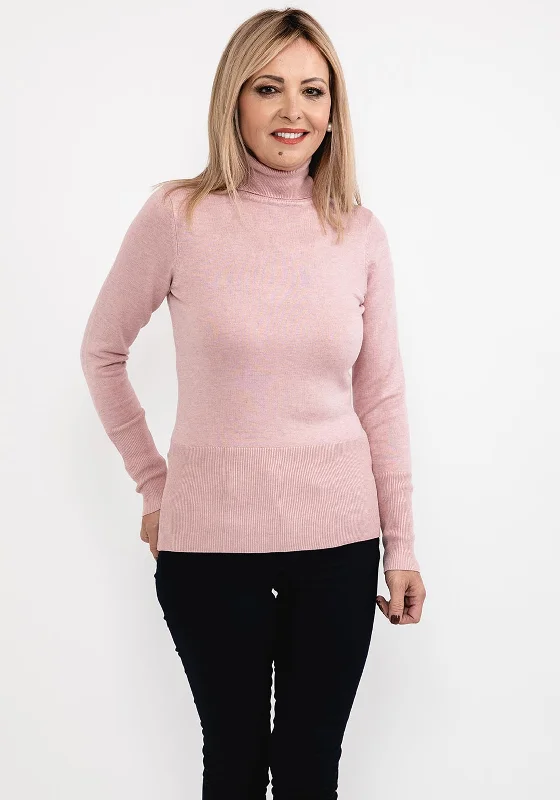 Steals and Deals Await!Soyaconcept Dollie Turtleneck Sweater, Pink