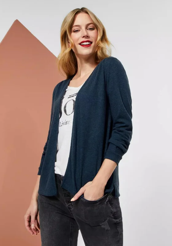Hot Deals You Can’t Resist!Street One Short Open Cardigan, Deep Teal