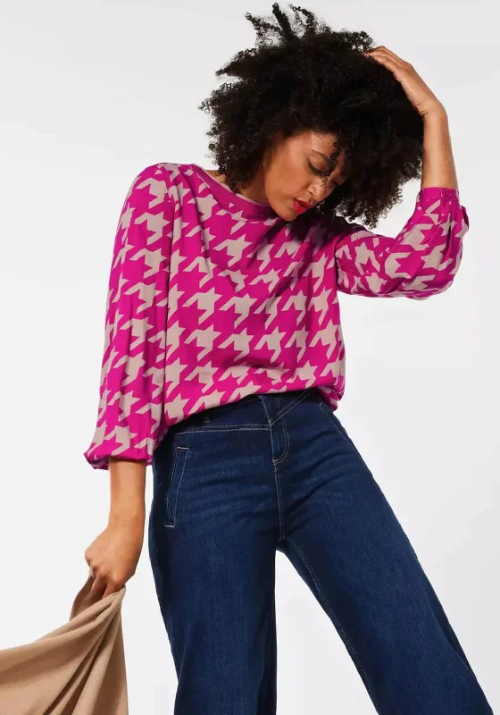Buy One, Get One Free!Street One Houndstooth Pattern Jumper, Lavish Pink