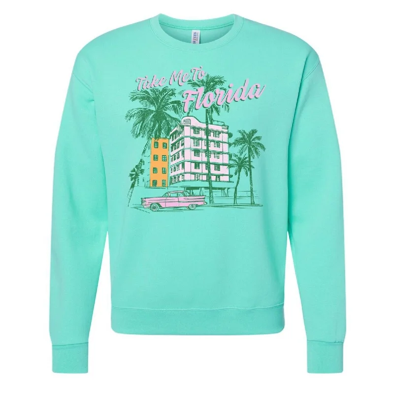 Huge Price Cuts Await!'Take Me To Florida' Crewneck Sweatshirt
