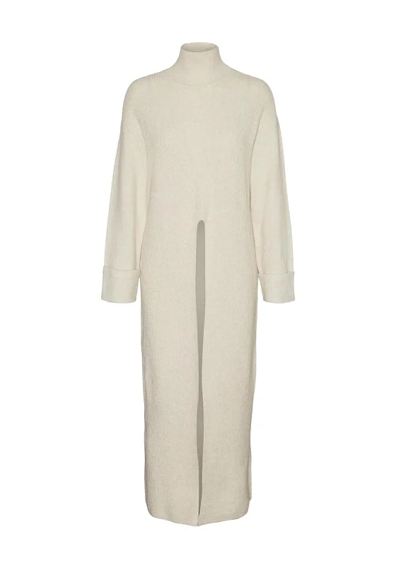 Shop Now and Save!Vero Moda Billie Maxi Length Cut Out Jumper, Birch