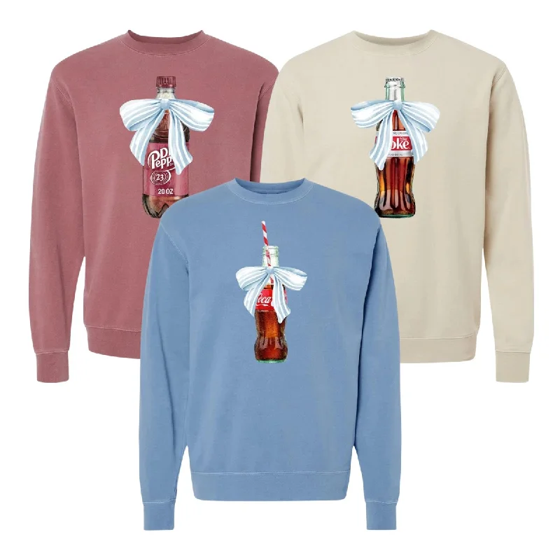 Your Dream Deal is Here!'Vintage Soda With Bow' Cozy Crew