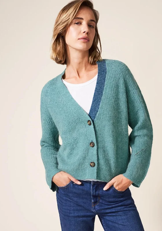 Huge Savings – Act Now!White Stuff Dehila Knitted Cardigan, Mid Teal