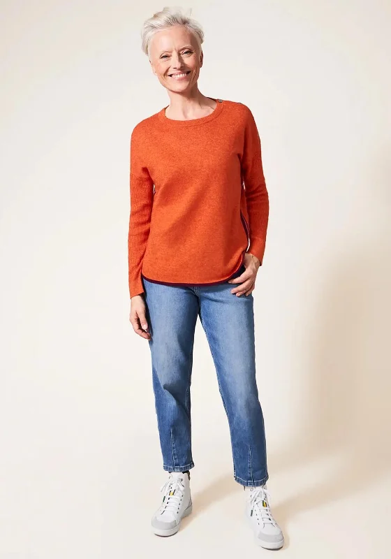 Shop Today, Save Tomorrow!White Stuff Edie Soft Knit Sweater, Dark Orange