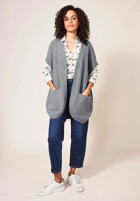 Must-Have Deals Inside!White Stuff One Size Leia Knit Cardigan, Grey