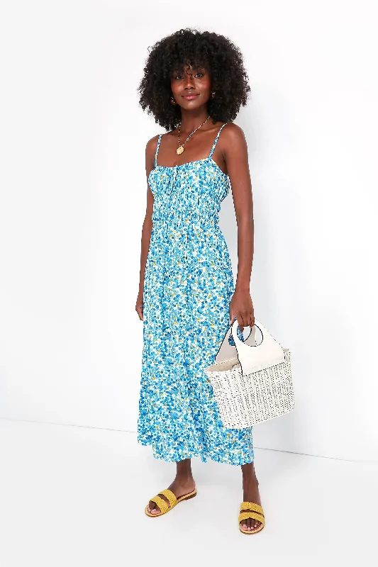 Buy More, Save More!Blue Lou Floral Print Caprera Midi Dress